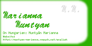 marianna muntyan business card